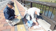 水質チェック（屋内で実施）